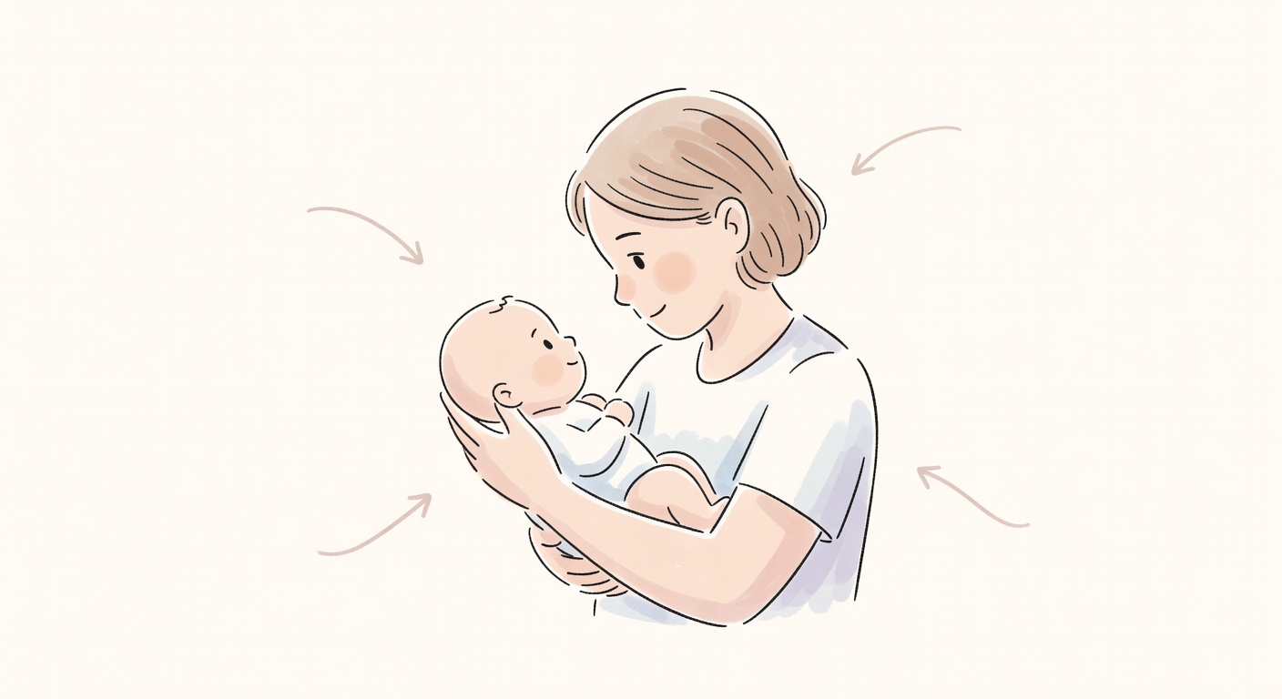 Parent and newborn face-to-face